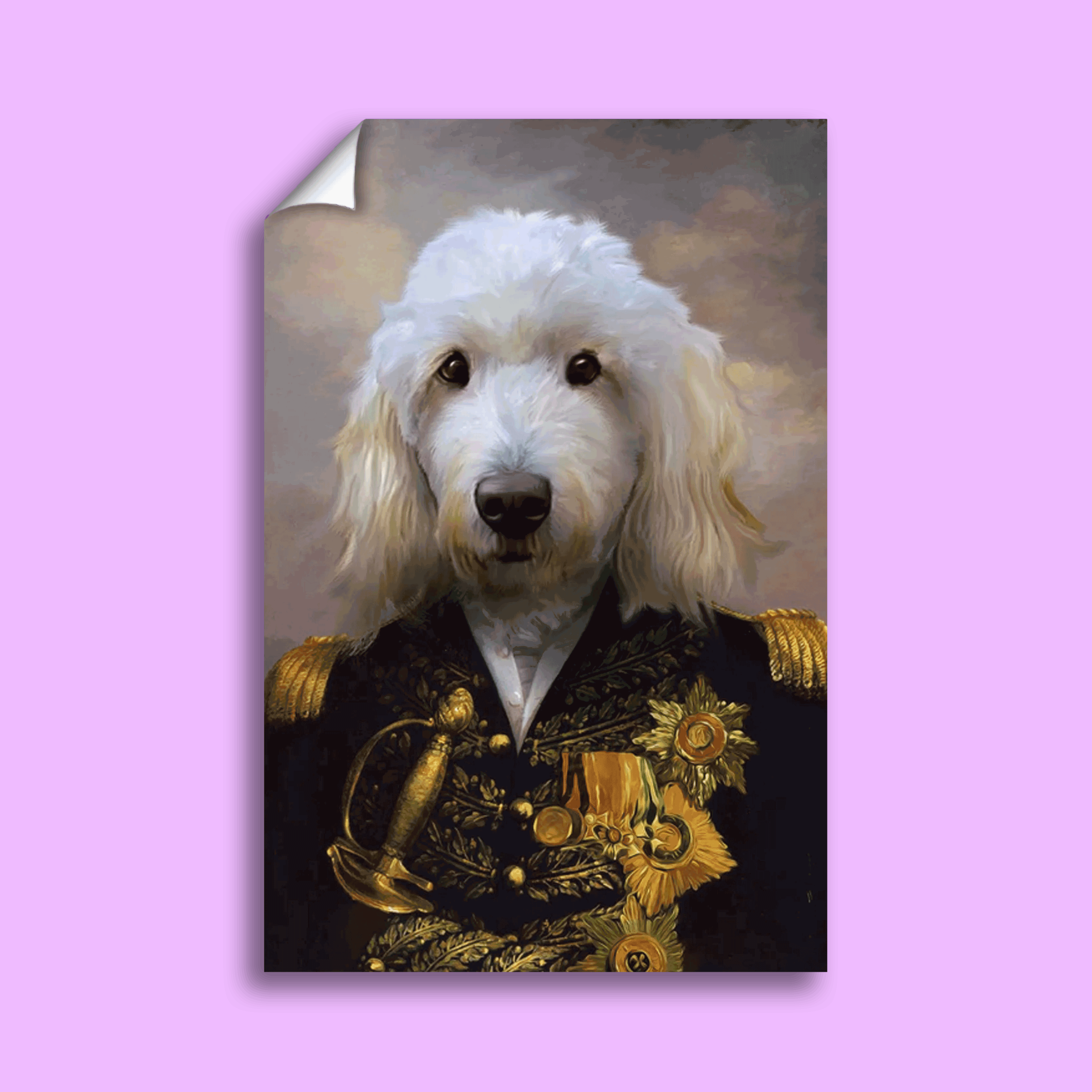 The Royal lieutenant - Custom Pet Portrait